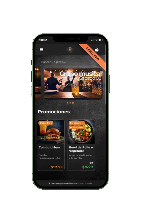 Demo Menú Premium